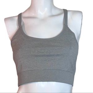 4/$24 Primark Razor Back Athletic Grey‎ Sports Bra